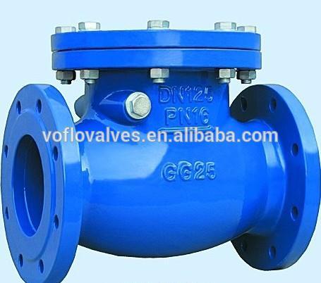 Cast Iron Double Flange Swing Check Valve Non Return Valve