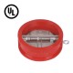 ul fm approved ductile iron double disc wafer check valve